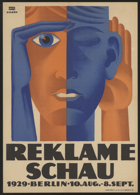 Lucian Bernhard - Reklameschau, Berlin 1929