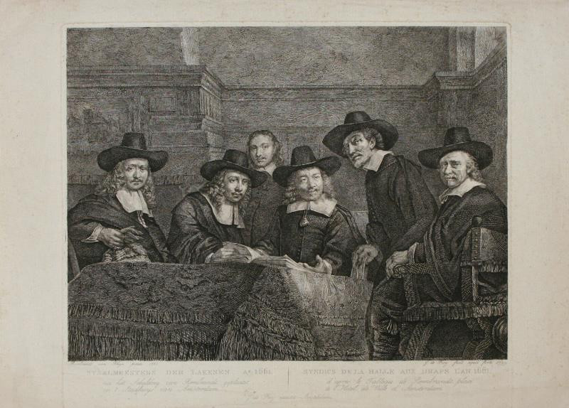 Johannes Pieter de Frey - Syndikát soukeníků (Staalmeesters der lakenen Ao 1661)