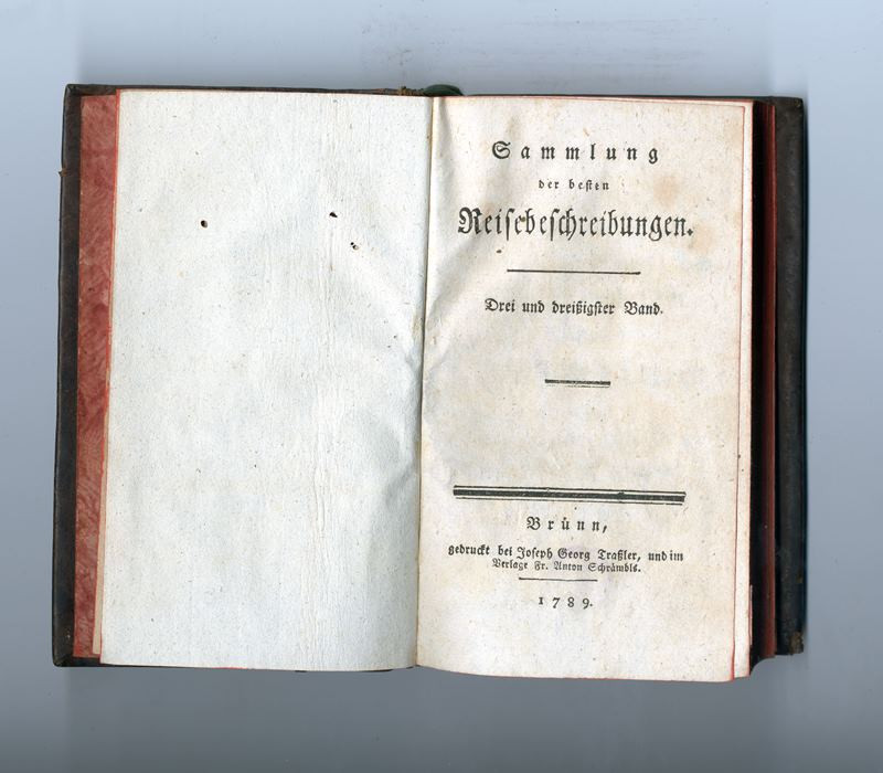 Franz Anton Schrämbl, neurčený autor, Joseph Georg Traßler - Sammlung der besten Reisebeschreibungen. Drei und dreißigster Band