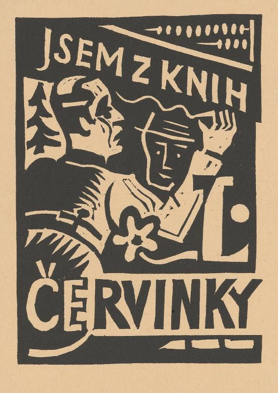 Ľudovít Fulla - Grafický soubor Deset Ex Libris: L. Červinka