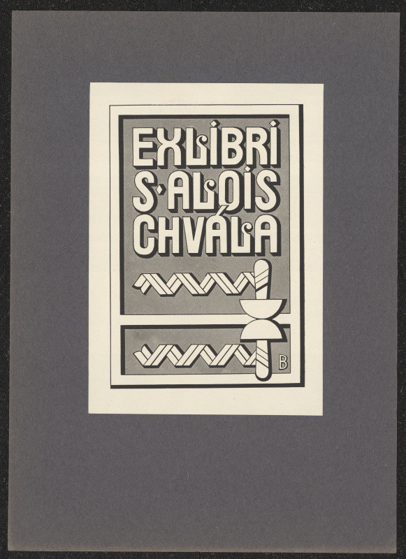 Josef (Jožka) Baruch - Exlibris Alois Chvála