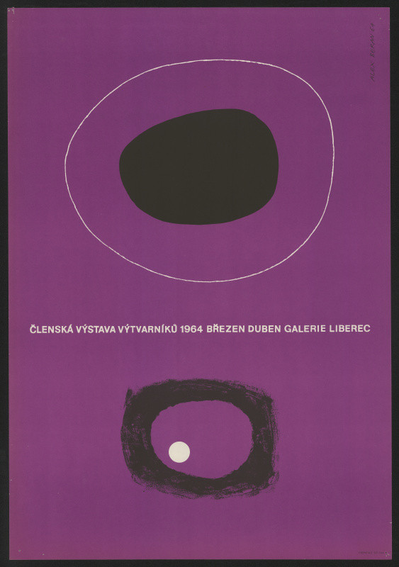 Alex Beran - Členská výstava výtvarníků 1964 Liberec