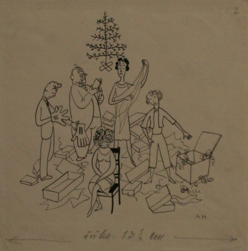 Adolf Hoffmeister - Pod vánočním stromečkem