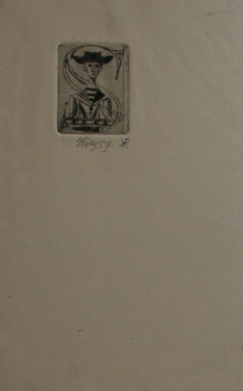 František Tichý - A.L.Stevenson, Dítě tak samo, iniciála S, 1956