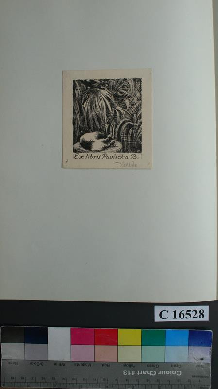 František Kobliha - Ex libris Pavlička B. (Bradáčová)