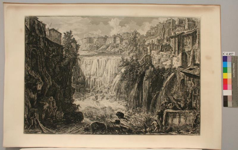 Giovanni Battista Piranesi - Veduta della cascate di Tivoli