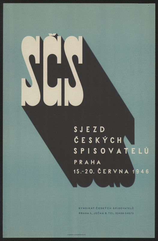 neznámý - SČS Sjezd českých spisovatelů 1946