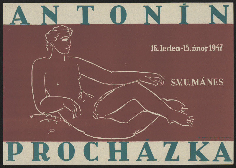 neznámý - Antonín Procházka 1947, S.V.U. Mánes