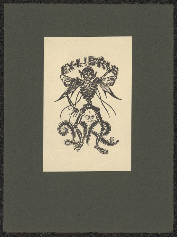 Leo Brož - Groteskní ex-libris Leo Brože 1920-24