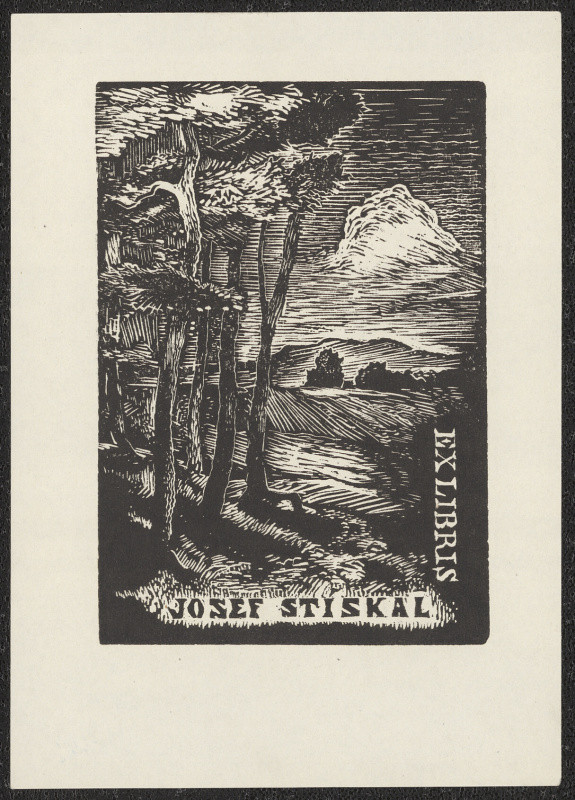 Jindřich Mahelka - Ex libris Josef Stískal