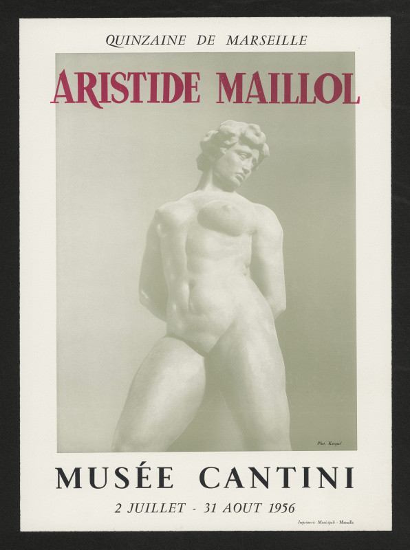 neznámý - Aristide Mallol, Musée Cantini