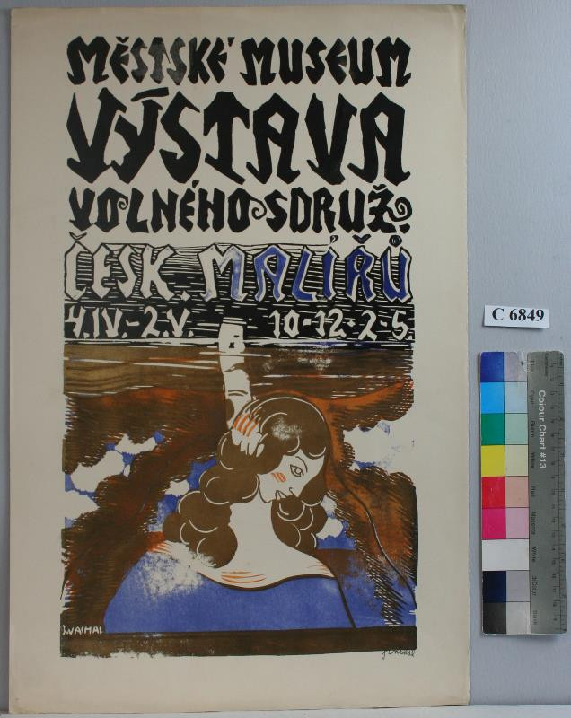 Josef Váchal - Plakát volného sdružení malířů