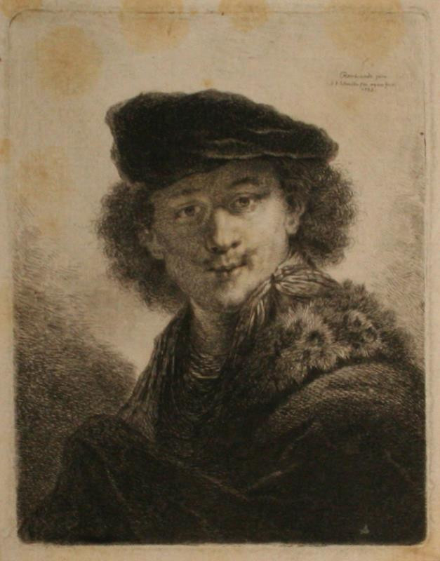 Georg Friedrich Schmidt - Vlastní podobizna Rembrandtova