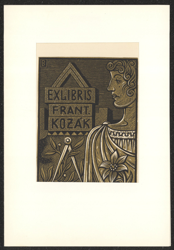 Josef (Jožka) Baruch - Exlibris Frant.Kozák