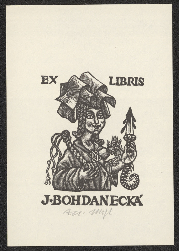 Zdeněk Mézl - Ex libris J. Bohdanecká
