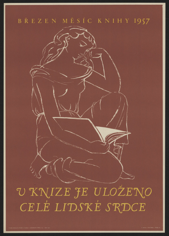 Sofie Vorlíčková - Březen - měsíc knihy 1957