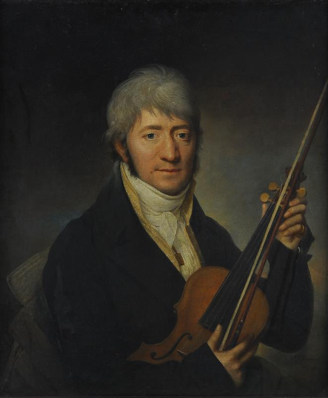 Martin Ferdinand Chvátal (Quatal) - Podobizna violisty (Pierre Rode)