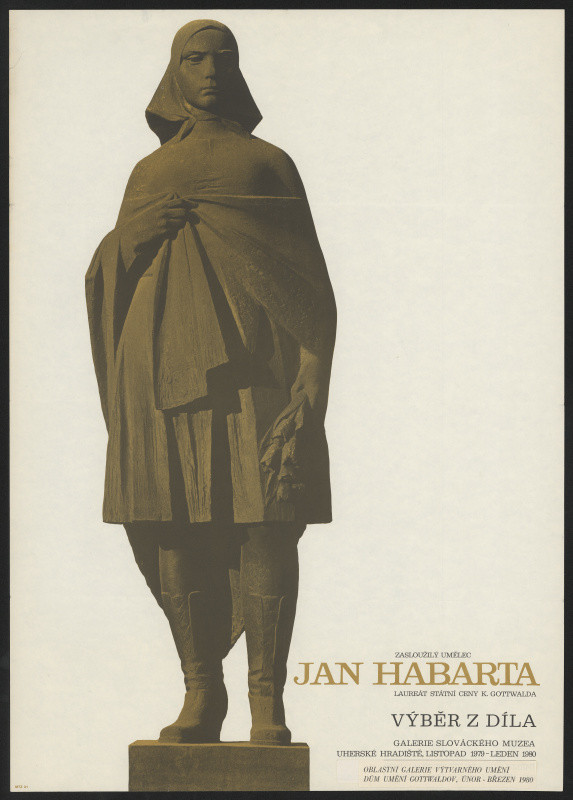 neznámý - Jan Habarta, výběr z díla, Galerie slováckého muzea Uher. Hradiště 1970-1980, DU Gottwaldov 1980