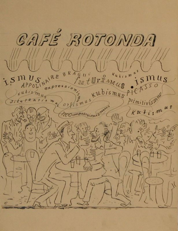 Adolf Hoffmeister - Café Rotonda