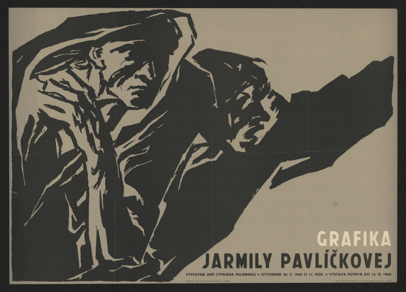 neznámý - Grafika Jarmily Pavlíčkovej, Sieň Cypr. Majerníka, Bratislava