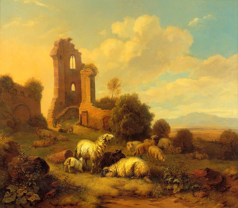Wilhelm Johann Melchior - Ovce na pastvě