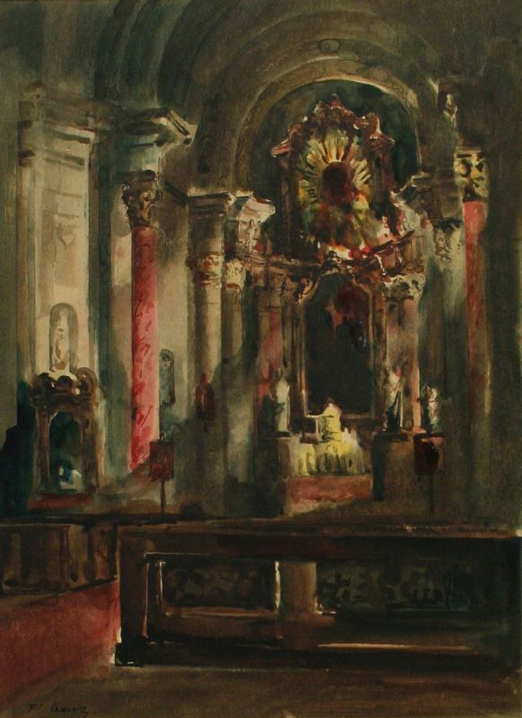 František J. Kraus - Interiér kostela