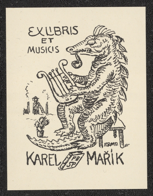Pavel František Malý - Ex libris et musicis Karel Mařík