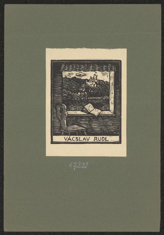 Antonín Majer - Ex libris Vácslav Rudl
