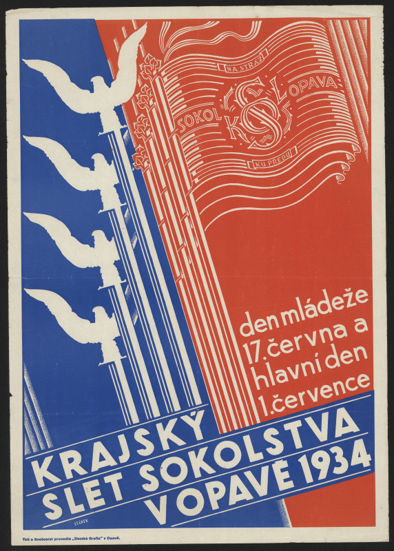 Stárek - Krajský slet sokolstva v Opavě 1934