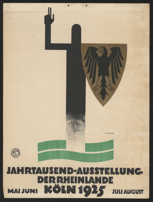 K. (H?) Heuser - Jahrtausend-Ausstellung der Rheinlande. Köln 1925