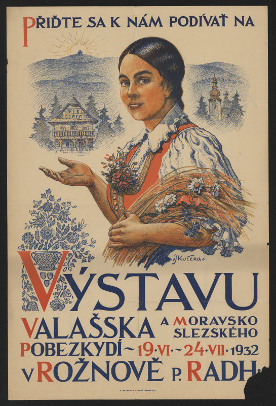 Jaroslav Kučera/1885 - výstava Valašska atd. v Rožnově 1932