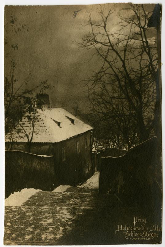 neurčený autor - Prag - Motiv von den Alten Schloss-Stiegen