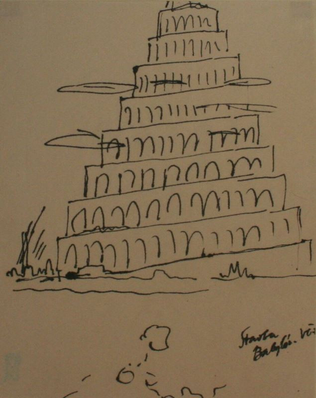 Jan Konůpek - Stavba babylonské věže