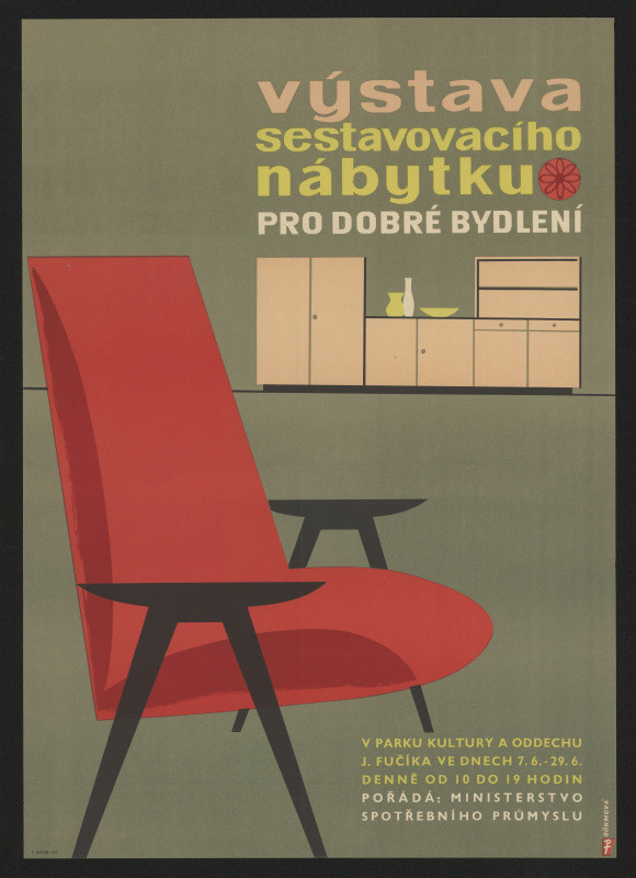 Vladislav Najbrt - Výstava sestavovacího nábytku, PKO Fučíka