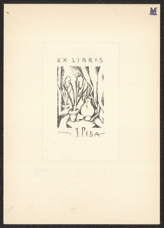 Antonín Morávek - Ex libris J. Píša