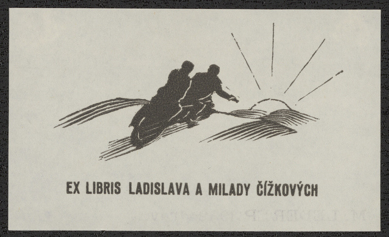 M. Lederer - Ex libris Ladislava a Milady Čížkových