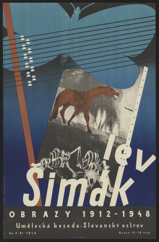 Karel Šourek - Lev Šimák, Obrazy 1912-1948, Umělecká beseda, Slovanský ostrov