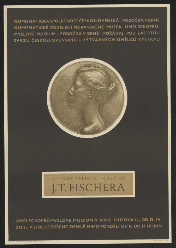 neznámý - Drobná reliefní plastika J. T. Fischera