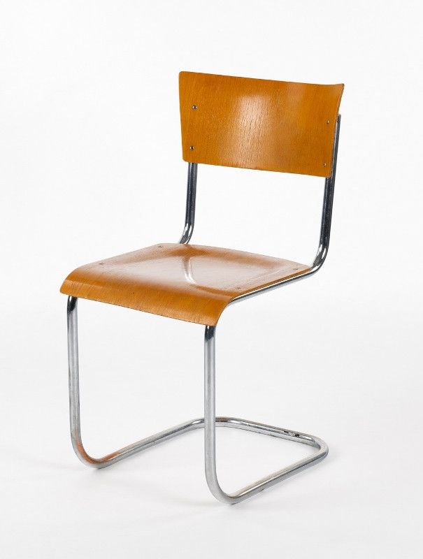 Kovona - židle z ohýbaných trubek