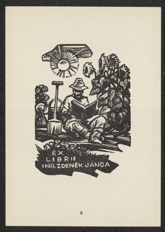 Emil Kotrba - Ex libris Ing. Zdeněk Janda. in Ex libris Emil Kotrba. Praha 1969