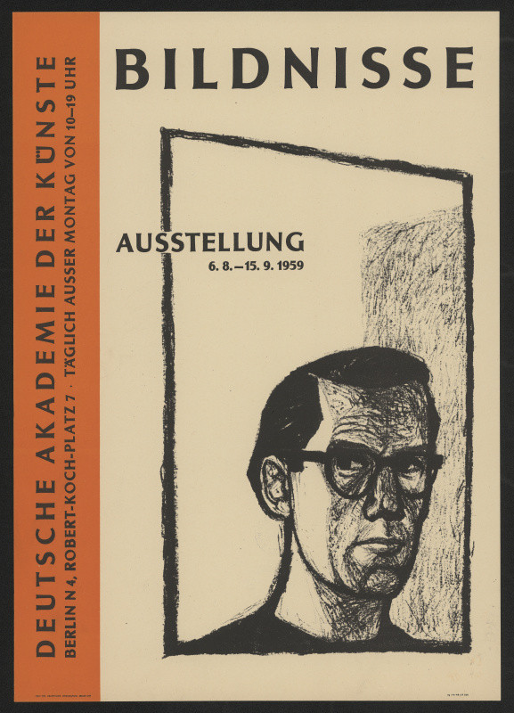 neznámý - Bildnisse Ausstellung, Deutsche Akademie der Künste, Berlin 1959