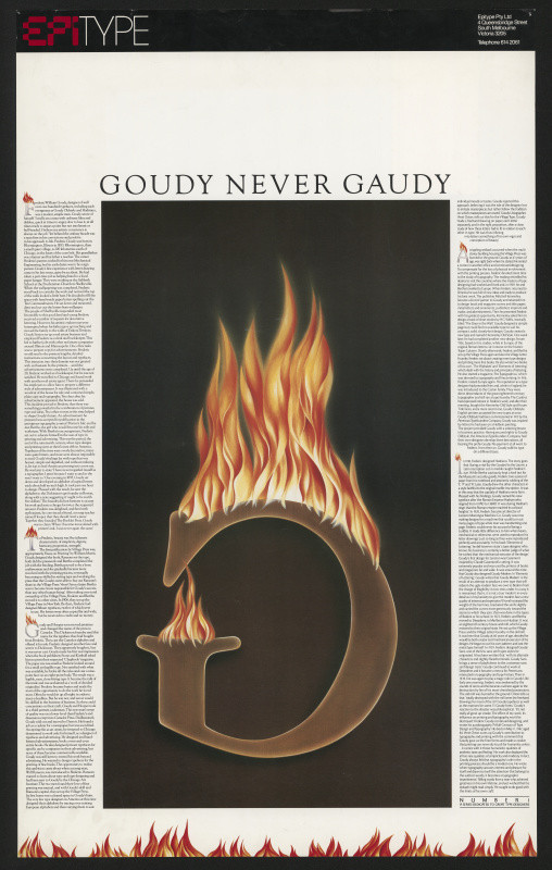 Kenneth Willis Cato - Epitype / Goudy Never Gaudy