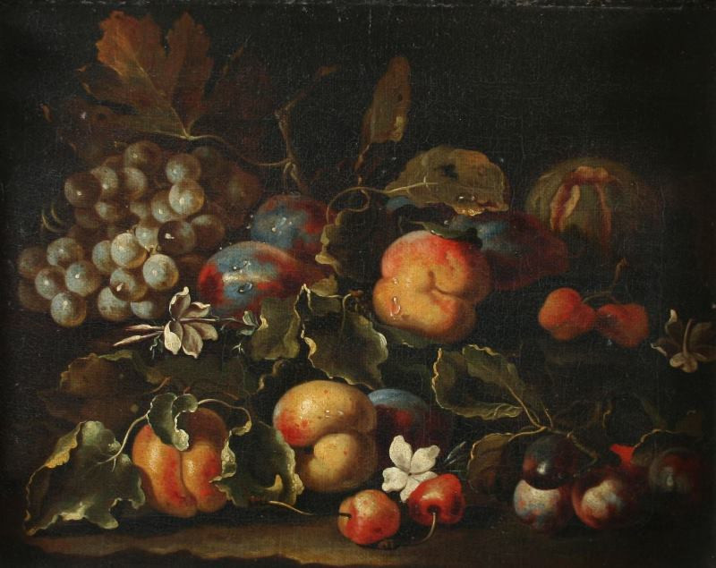 neznámý malíř italský - Zátiší s ovocem