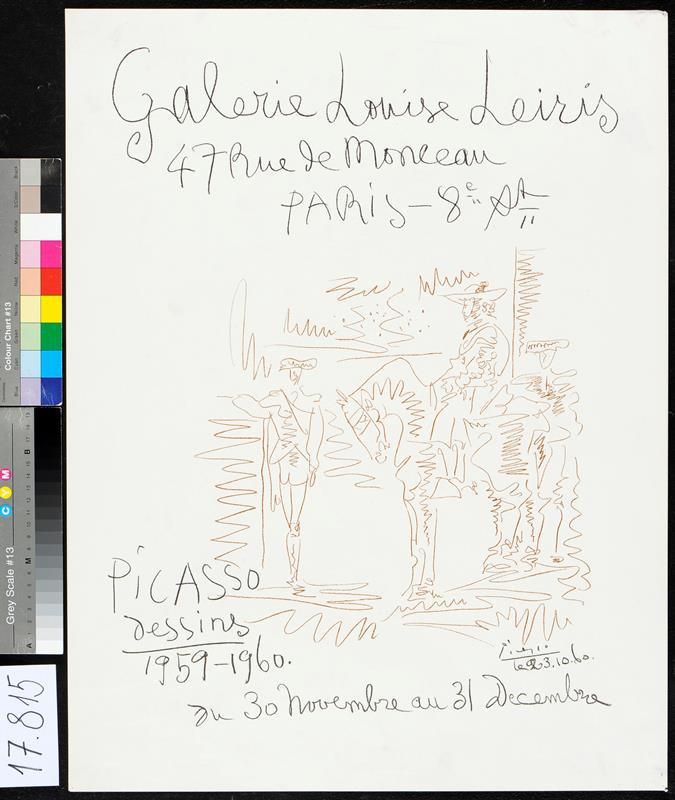 Pablo Picasso - Picasso dessins 1959 - 1960