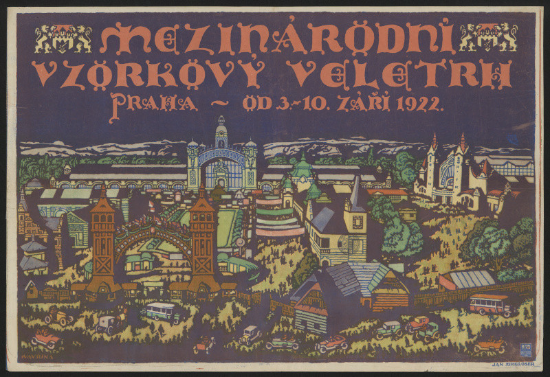 Karel Vavřina - Mezinárodní vzorkový veletrh Praha 1922