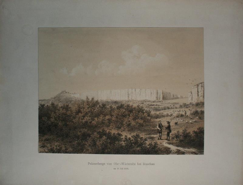 neurčený autor - Palavské  kopce  z  1866