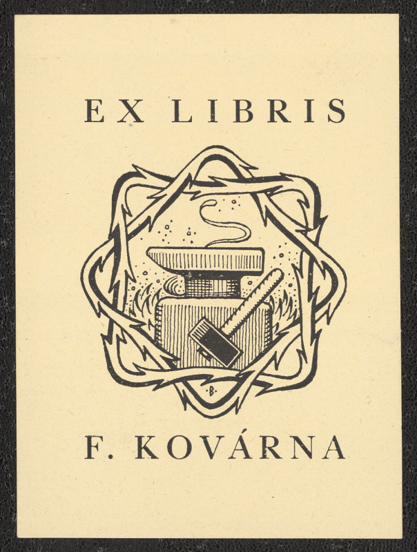 Leo Brož - Ex libris F. Kovárna