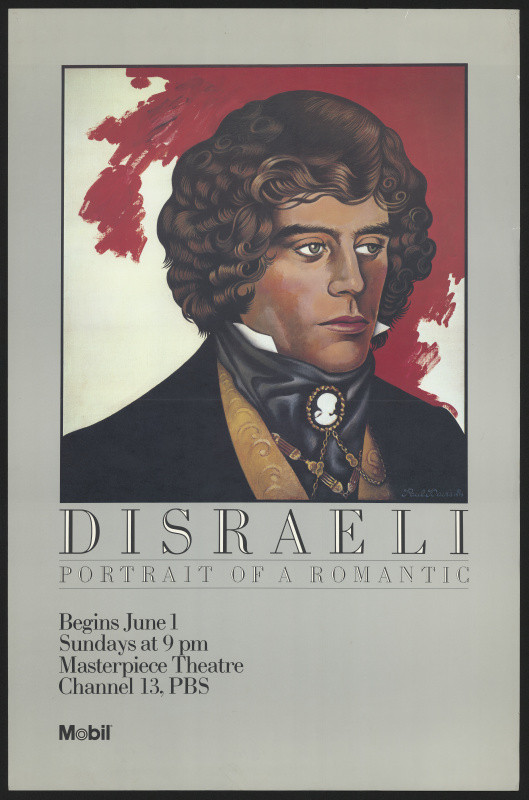 Paul Davis - Disraeli(?) portrait of a romantic