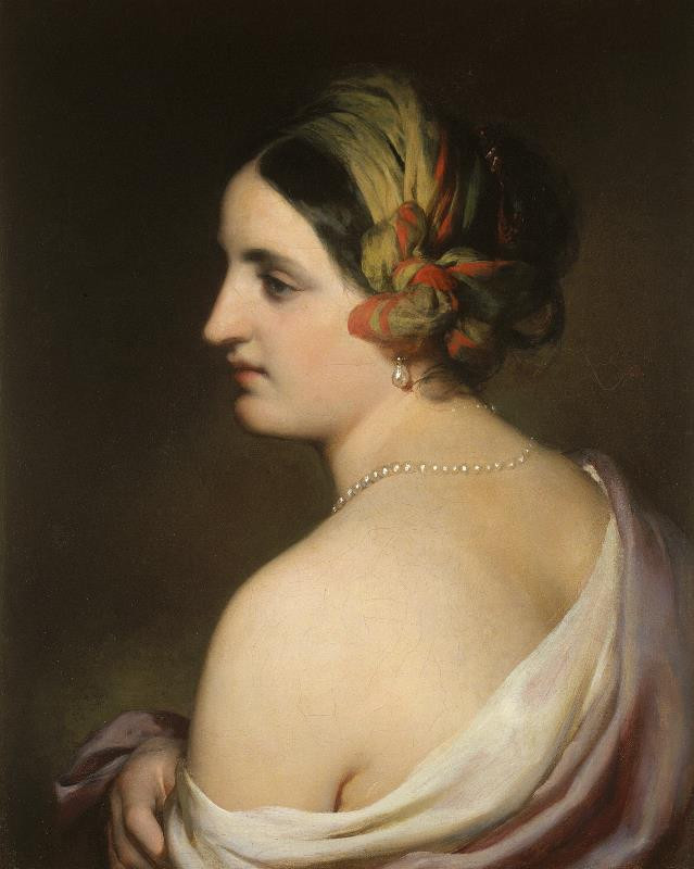 Friedrich von Amerling - Žena z profilu