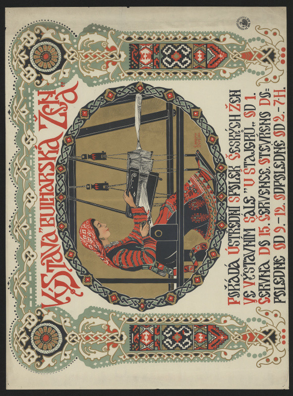Š. Badjoff - Výstava Bulharská žena, Praha 1911